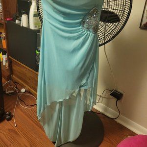 Two Strapless Homecoming Dresses